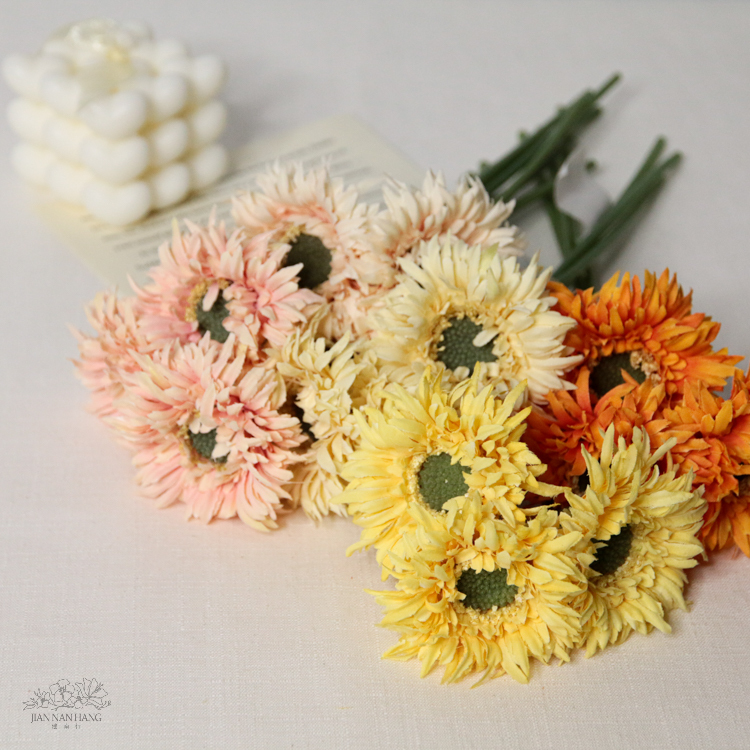 人造花 拉絲菊  7色