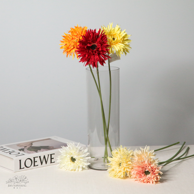 人造花 拉絲菊 7色