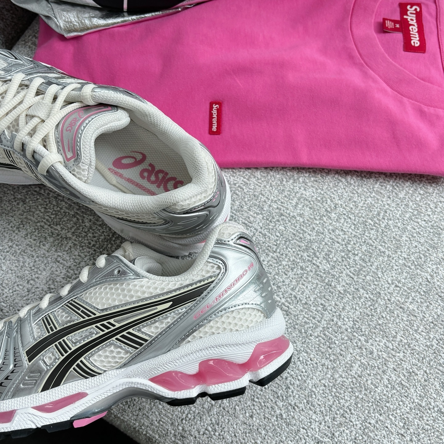 Asics Gel-Kayano 14 日本限定 甜蜜粉紅 白銀 液態銀 復古鞋 1203A537-103