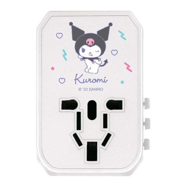 Animation Workshop Sanrio Characters 45W Universal travel Adapter