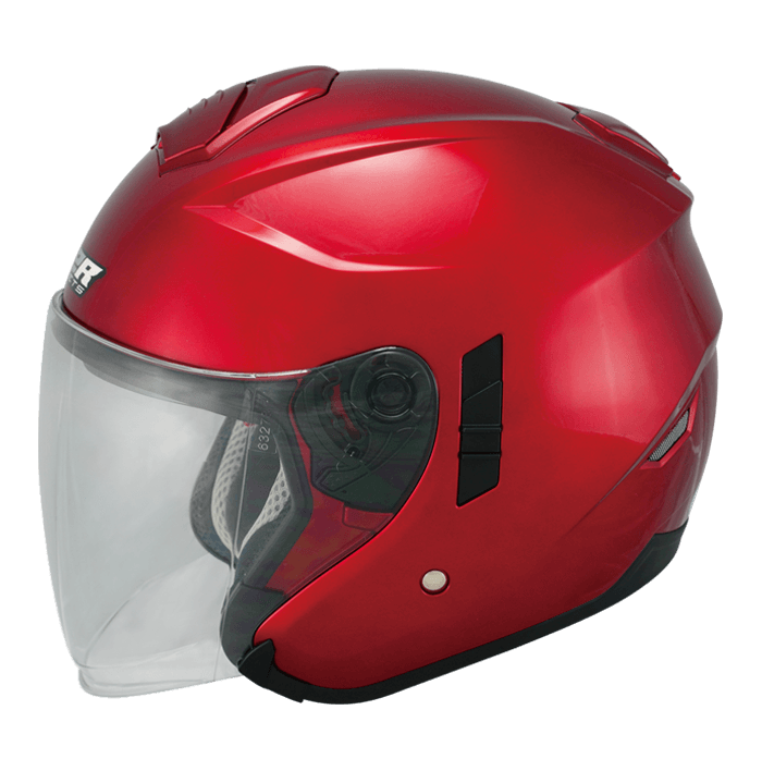 M2R FR-1 酒紅 素色 3/4罩 內墨片款式