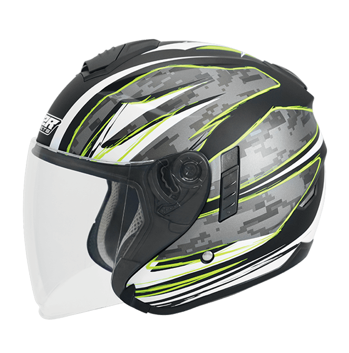 M2R FR-1 #11 迷彩 消光黑黃 彩繪 3/4罩 內墨片款式