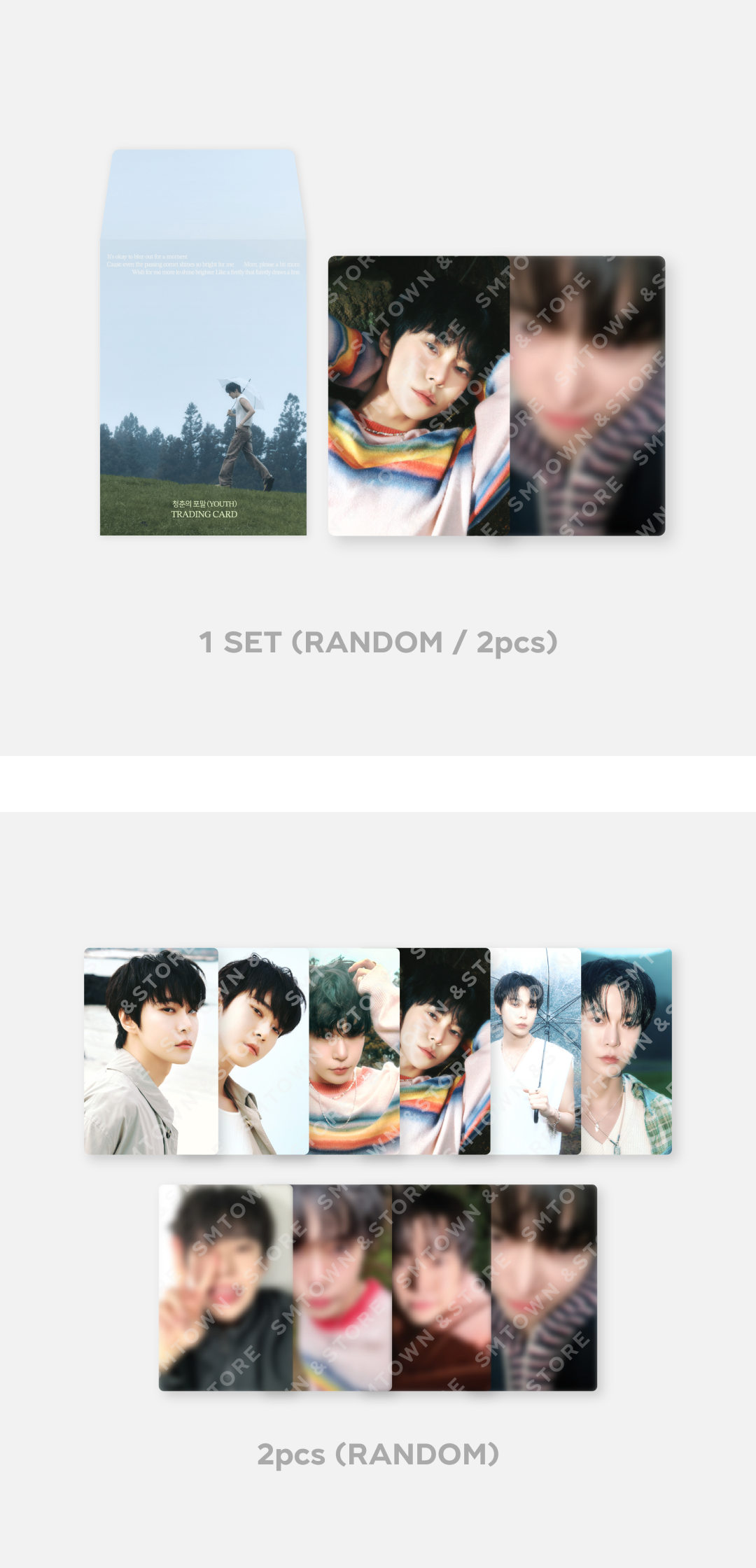 DOYOUNG 청춘의 포말(YOUTH) - RANDOM TRADING CARD SET