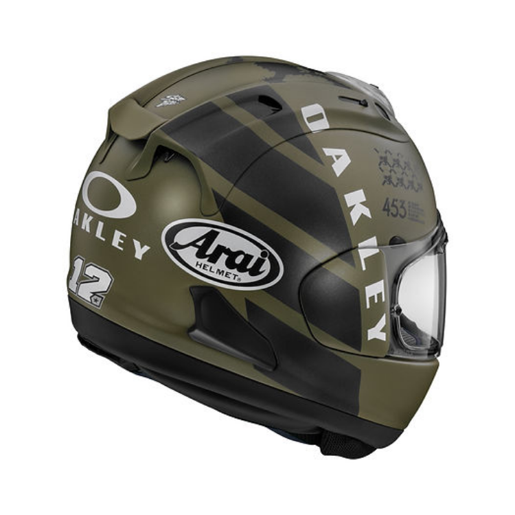 ARAI RX-7X MAVERICK OAKLEY 選手彩繪