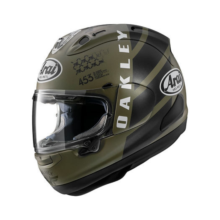 ARAI RX-7X MAVERICK OAKLEY 選手彩繪