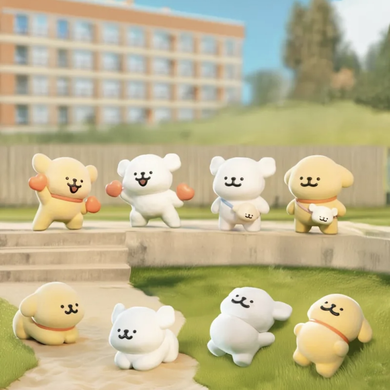 線條小狗 我倆世界第一要好 盲盒 公仔 擺設 禮物 可愛