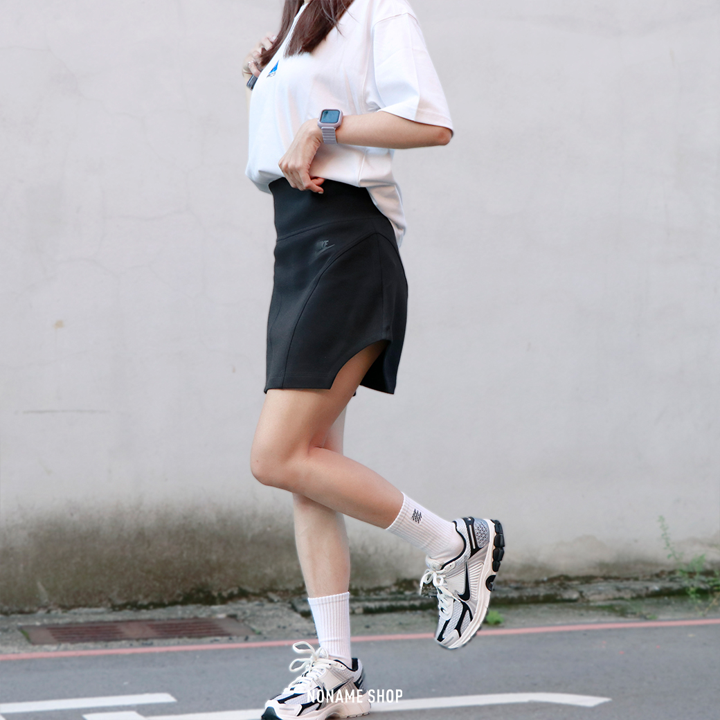 NIKE SPORTSWEAR TECH FLEECE MINI SKIRT 開衩 高腰 A字裙 拉鍊 短裙 (女款)