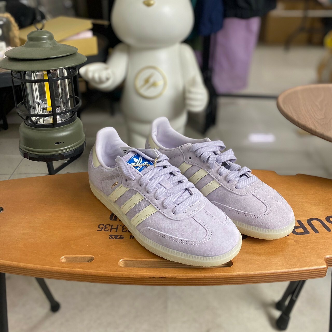 Adidas Samba OG 滑板復古德訓鞋 香芋紫 IG6176
