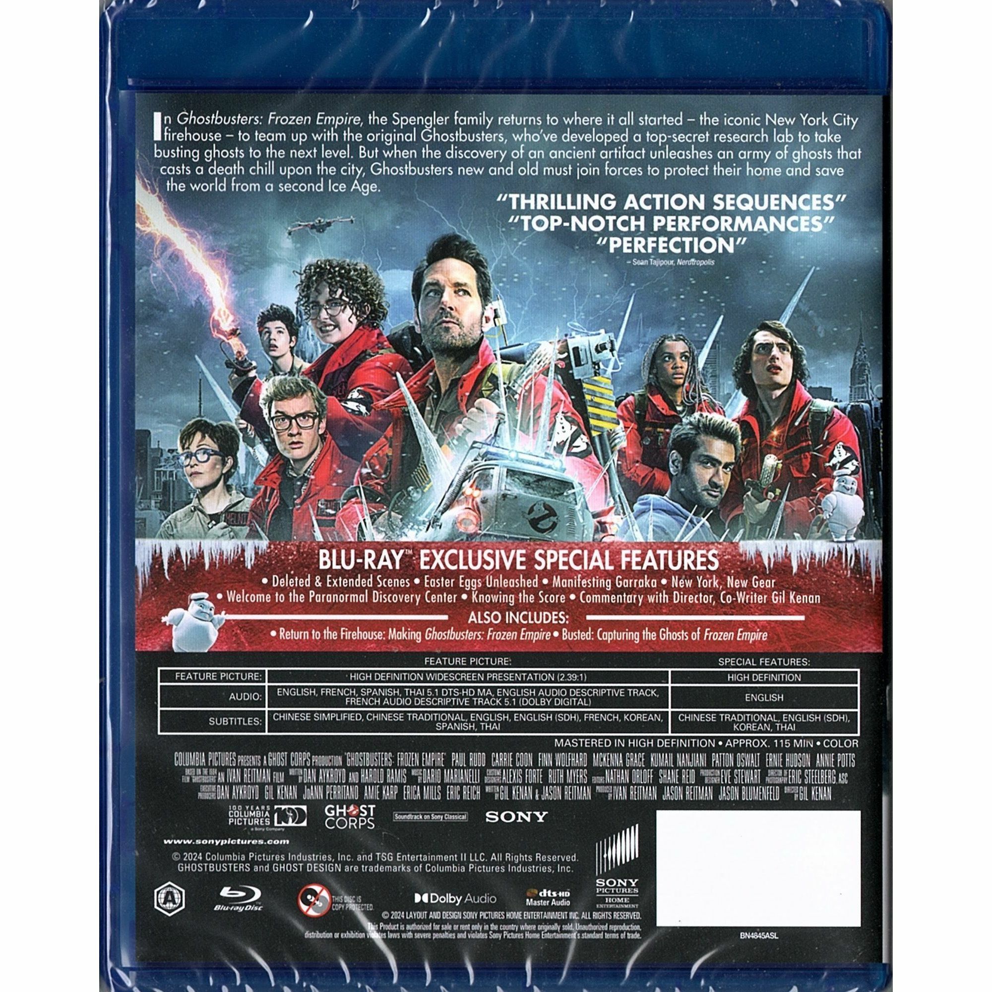 Ghostbusters: Frozen Empire (2024) (Blu-ray) (Hong Kong Version)