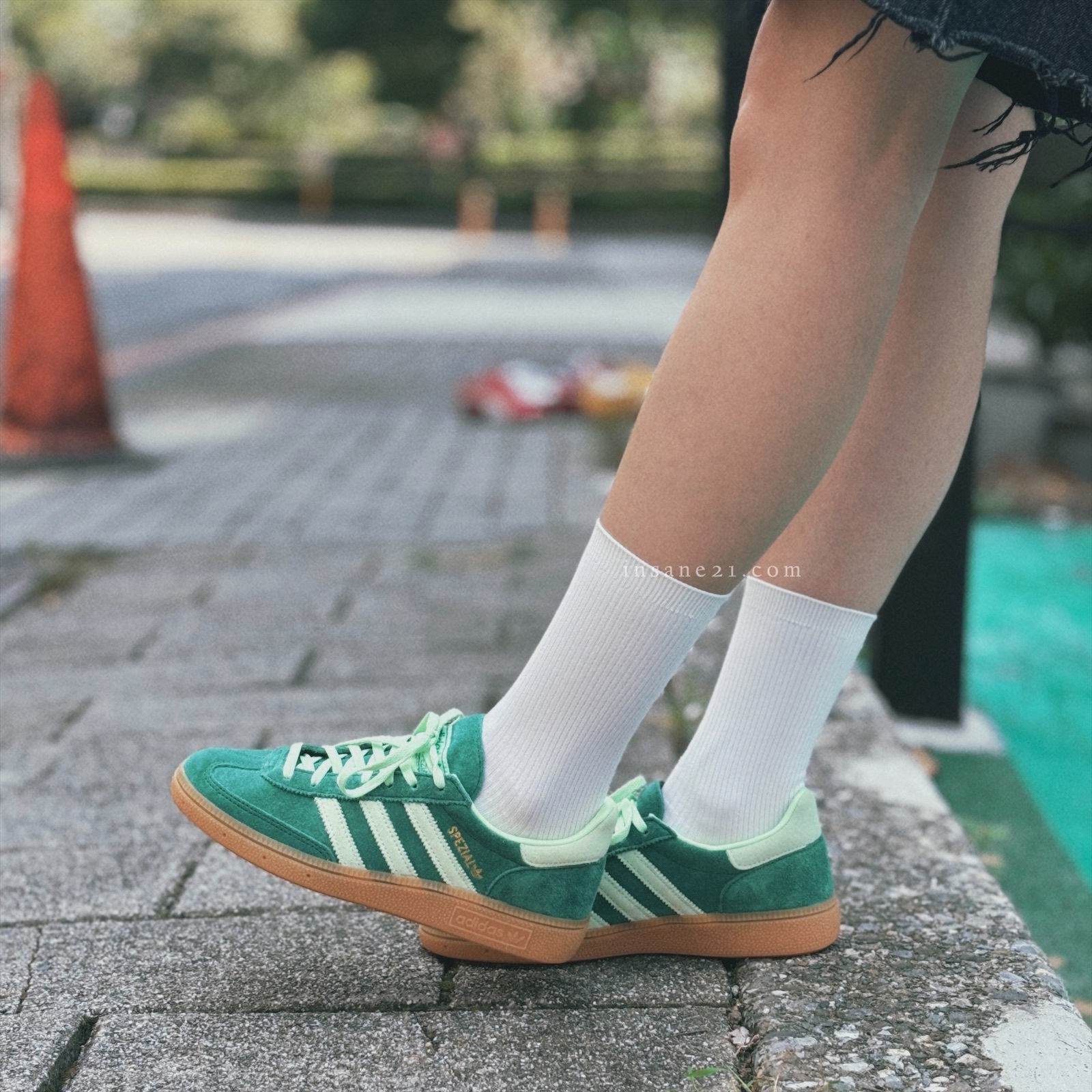 【ADIDAS】アディダス HANDBALL SPEZIAL W Green IE5896 Adidas Official HANDBALL SPEZIAL College Green/Green Spark