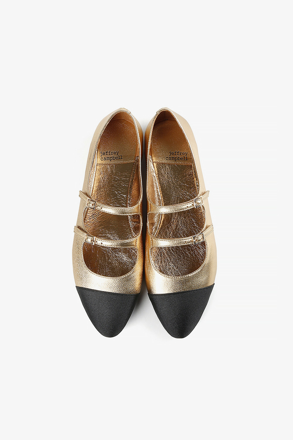 Satine-CP 配色條帶芭蕾舞平底鞋