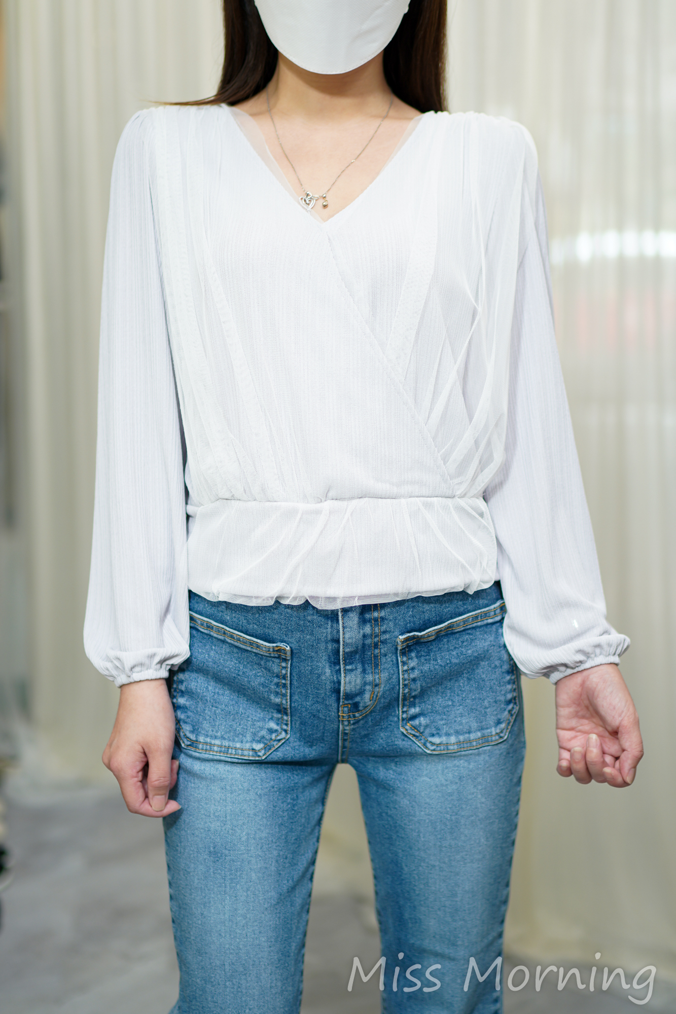 拼紗紗款上衣(14101)