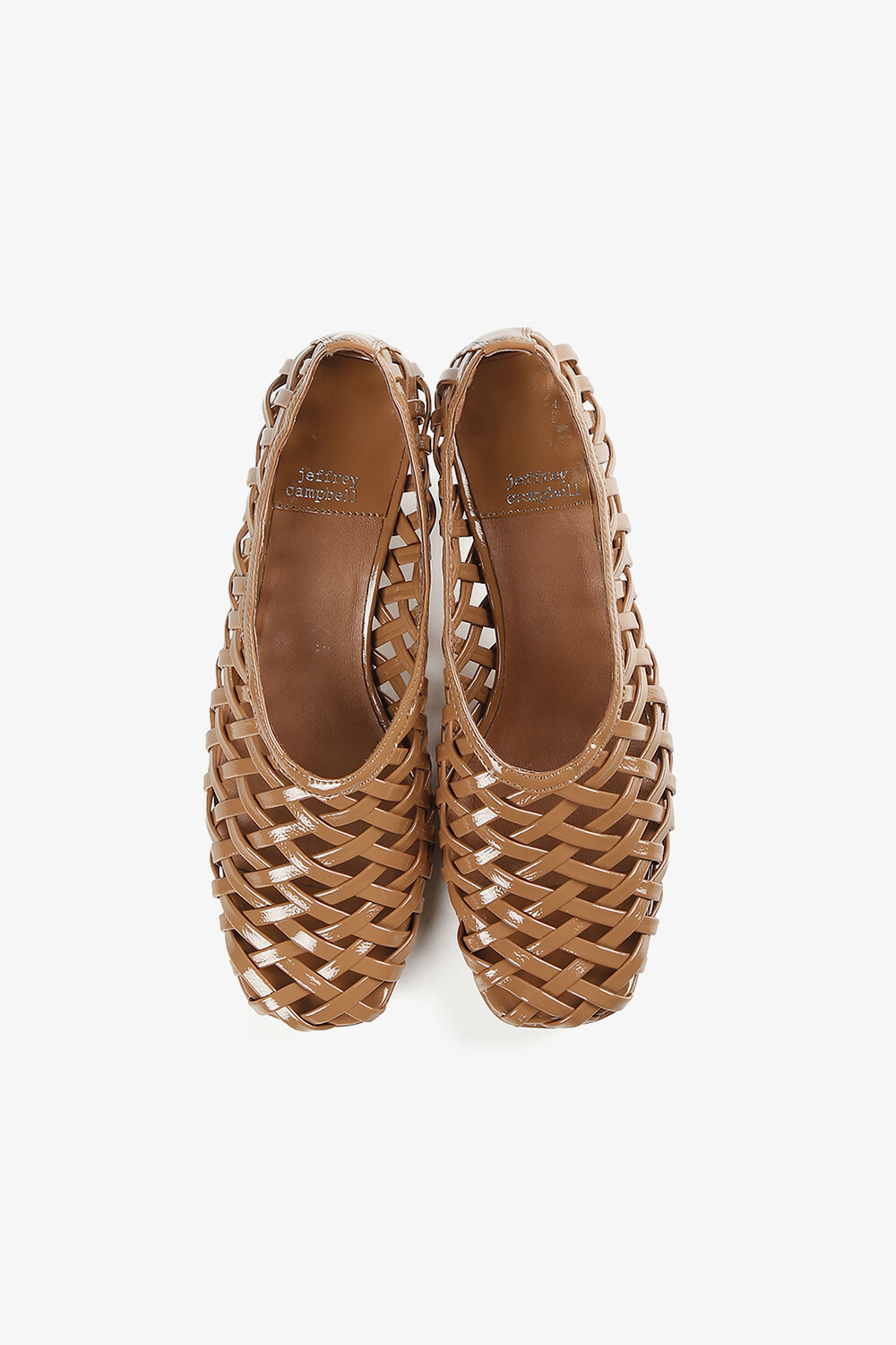 Encaged 皮料簍空中跟鞋