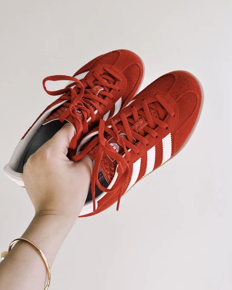 Adidas Originals Gazelle Indoor 橘紅 焦糖底 麂皮 楓葉紅 HQ8718