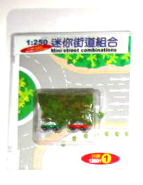 12501 1:250 HK Taxi (2pcs) with paper map