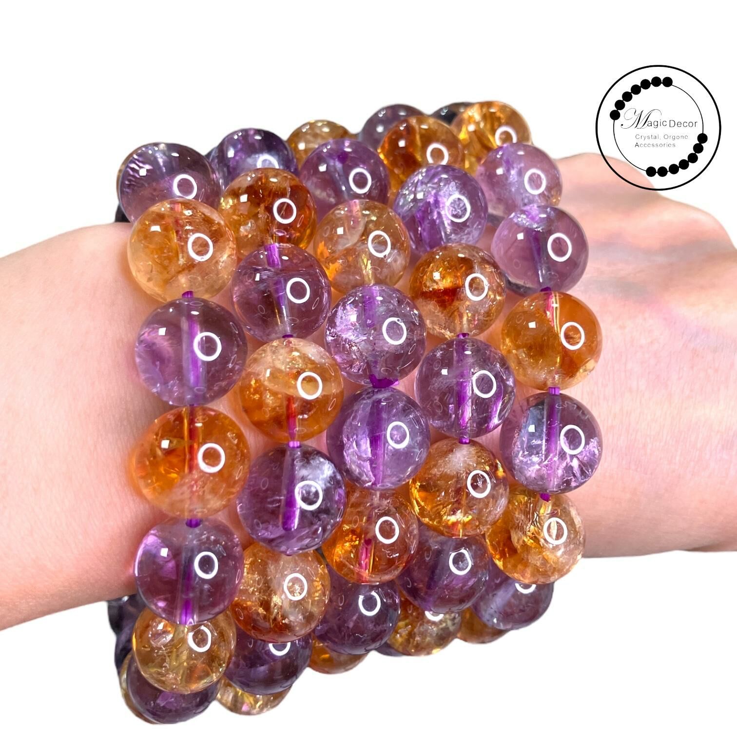 250822 - B42  12mm+傳承級紫阿賽x黃阿賽手串