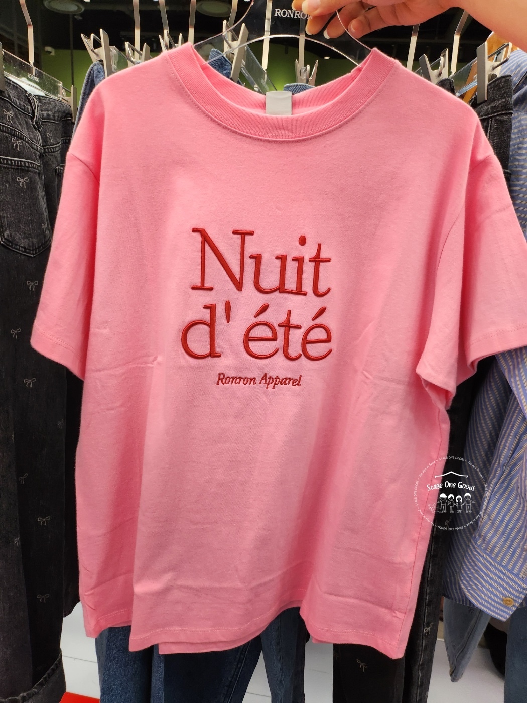 ◆RONRON◆ NUIT D ETE T SHIRT BLACK unisex-basic-softstyle-t-shirt