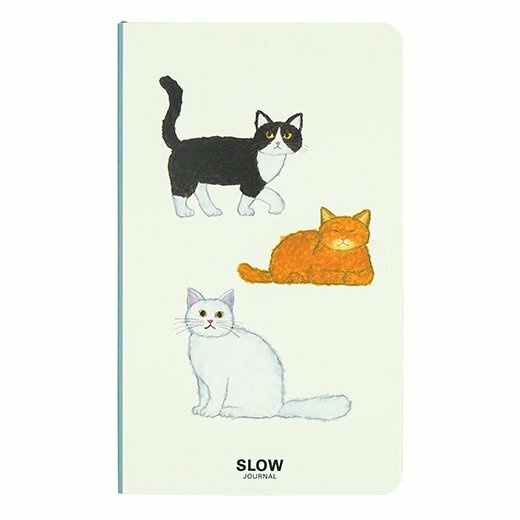 米津祐介_貓 SLOW慢日記 A6自由日記本｜日本Greeting Life