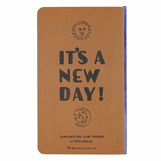 CHALKBOY_棕色 SLOW慢日記 A6自由日記本｜日本Greeting Life