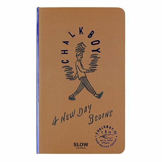 CHALKBOY_棕色 SLOW慢日記 A6自由日記本｜日本Greeting Life