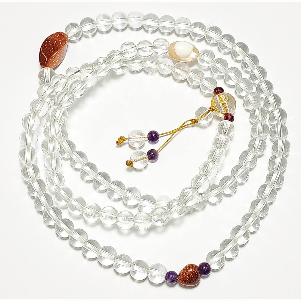 金砂石&108念珠6mm【十方】152910