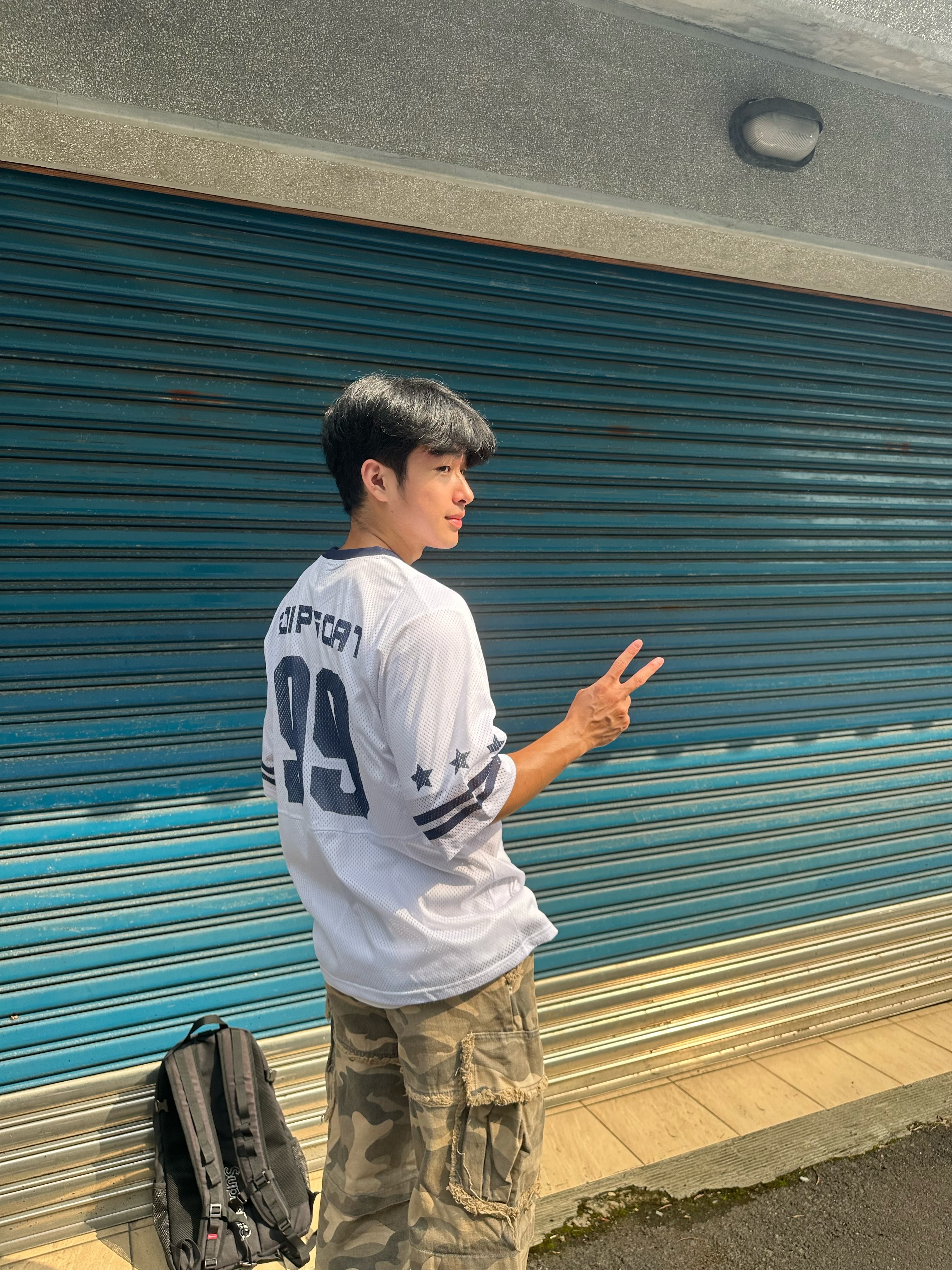 美式球隊 99 復古 網感 寬鬆 球衣