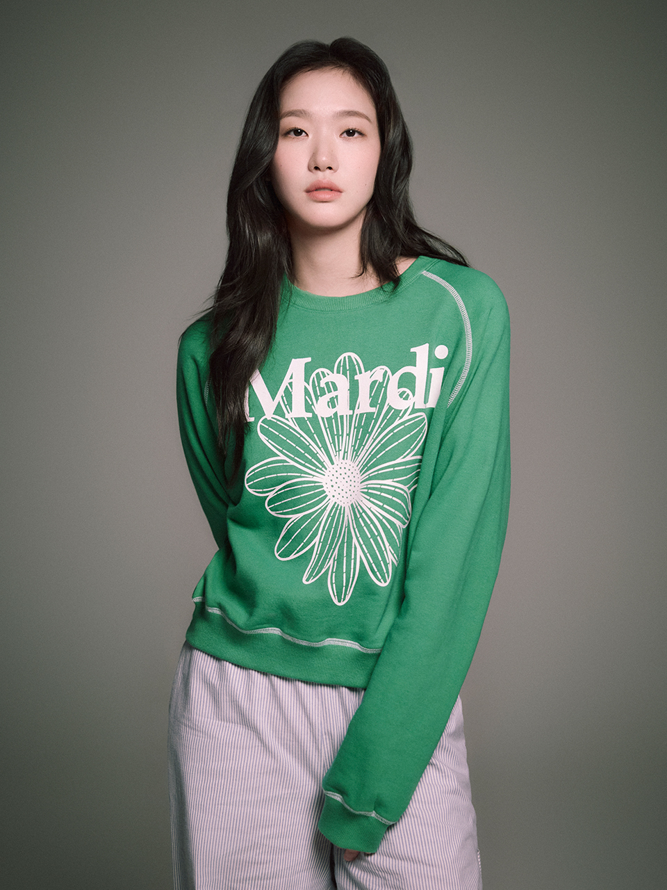 <韓國代購> MARDI MERCREDI SWEATSHIRT RAGLAN FLOWERMARDI