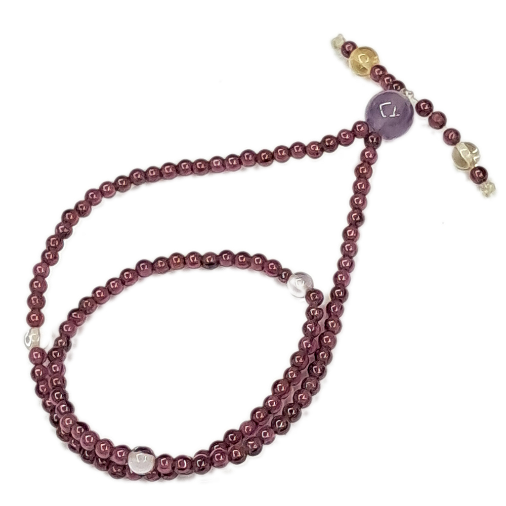 紅石榴石108念珠2.5mm【十方】142510