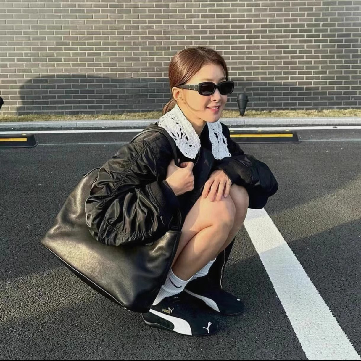 【Luxury】PUMA SPEEDCAT OG 賽車鞋 男女同款 黑白 398846-01