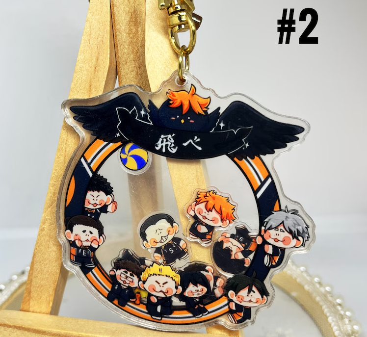 Anime keychain 动漫钥匙扣