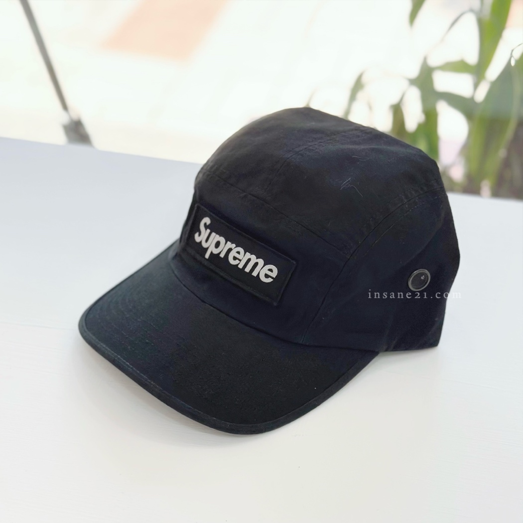 SUPREME 基本 五分割帽 三色 後扣式 SUP-94 徽章 造型 老帽