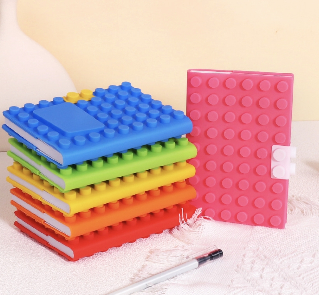 【客製】矽膠積木筆記本