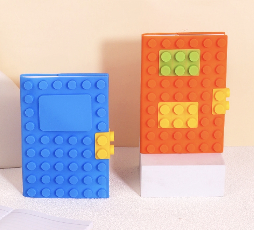 【客製】矽膠積木筆記本