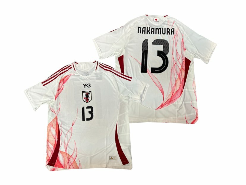 24/25 Y-3 x 日本隊 作客球員版 #13 NAKAMURA 中村 敬斗