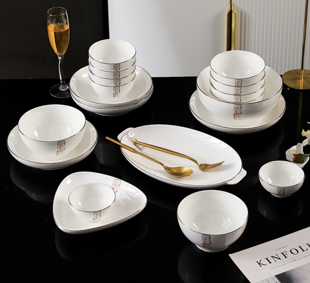 【客製】簡約素雅陶瓷碗盤