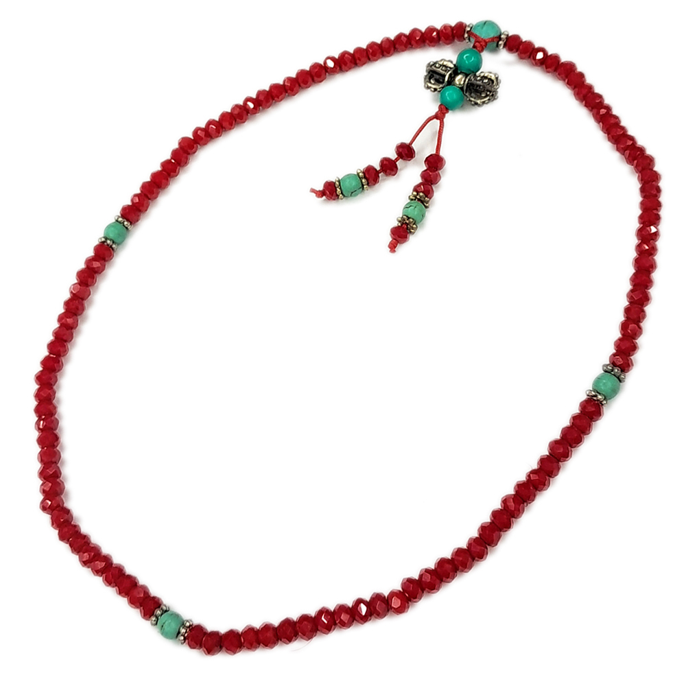 金剛杵&琉璃晶鑽108念珠4*5mm【十方】131780