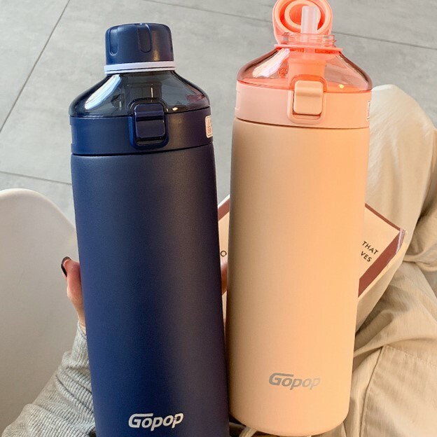 《4714》簡約高顏質兩用不鏽鋼保溫杯720ml