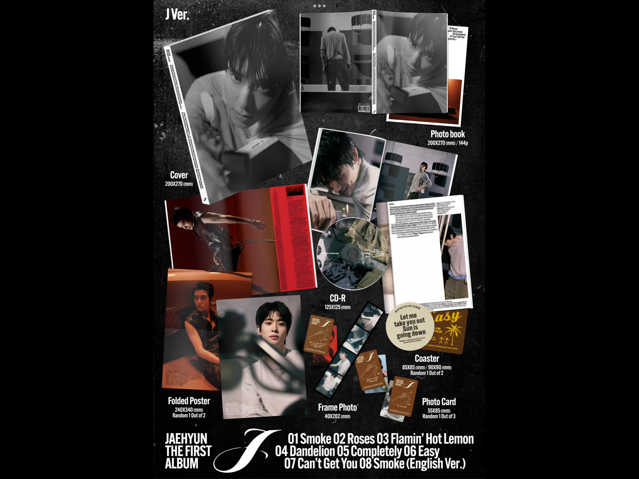 Jaehyun 1st Solo Album [ photo book J ver ]