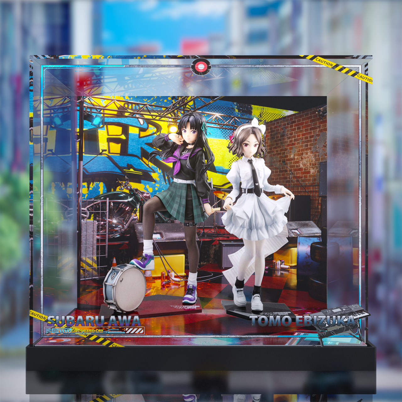 AOWOBOX]壽屋GIRLS BAND CRY 安和昴&海老塚智手辦主題展示盒
