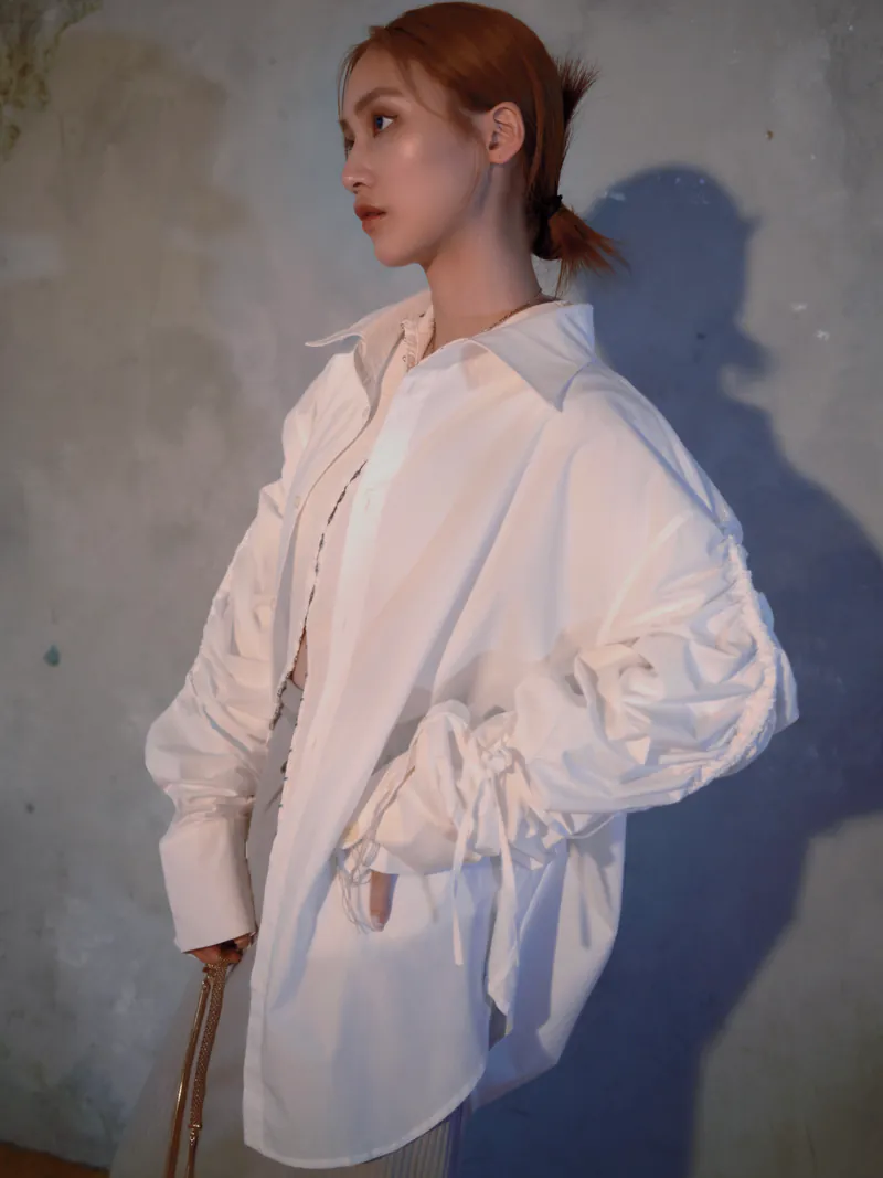 pip / GATHERED SHIRT