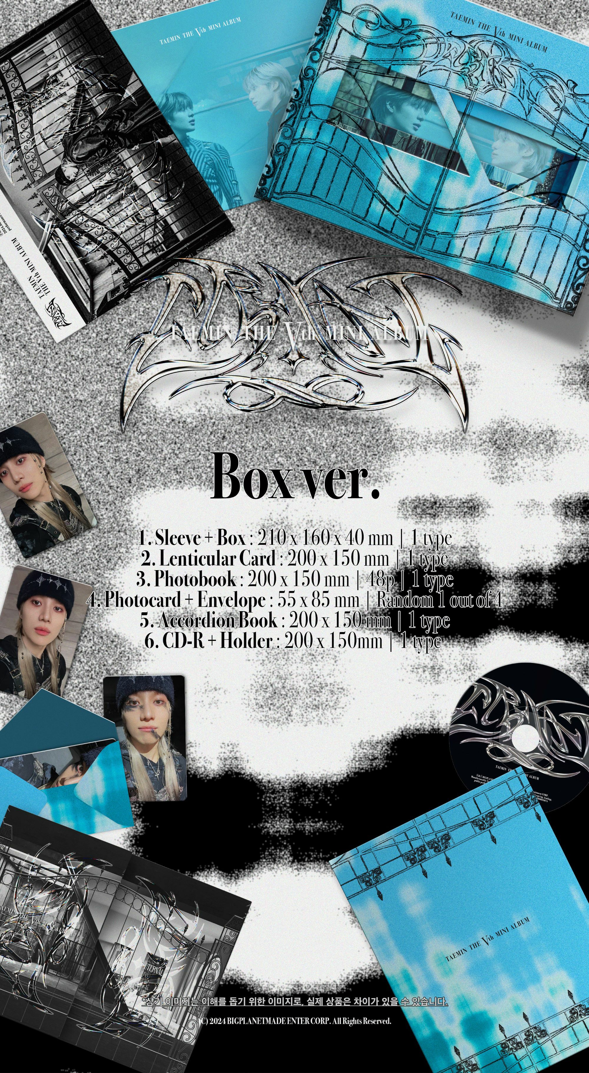 TAEMIN 5th mini album[ETERNAL] (Box Ver.)