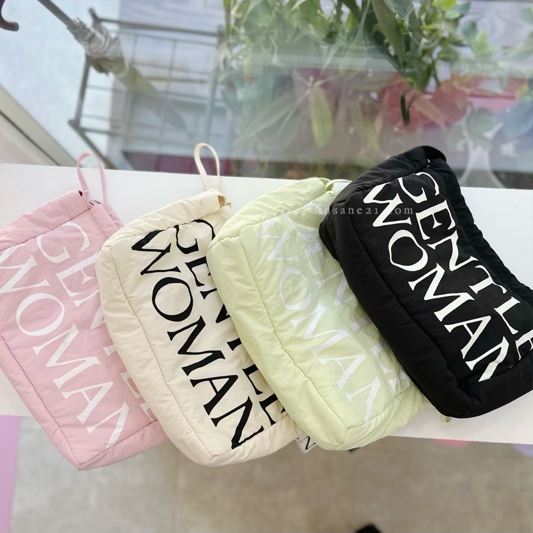 泰國 GENTLE WOMAN 尼龍 太空包 斜背包 肩背包 可束口 中款