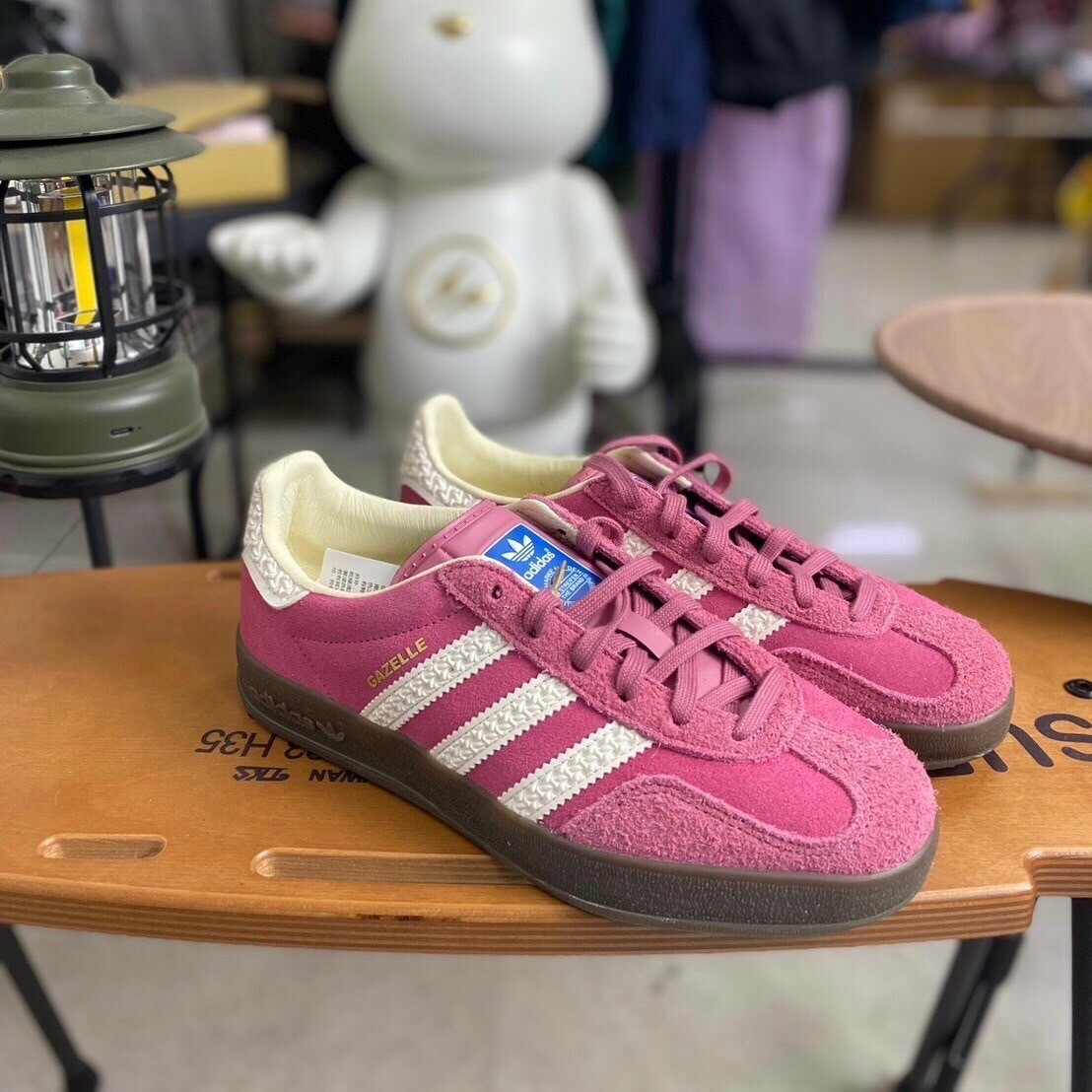 Adidas Gazelle Indoor 德訓鞋 滑板復古 草莓粉 草莓熊 IF1809
