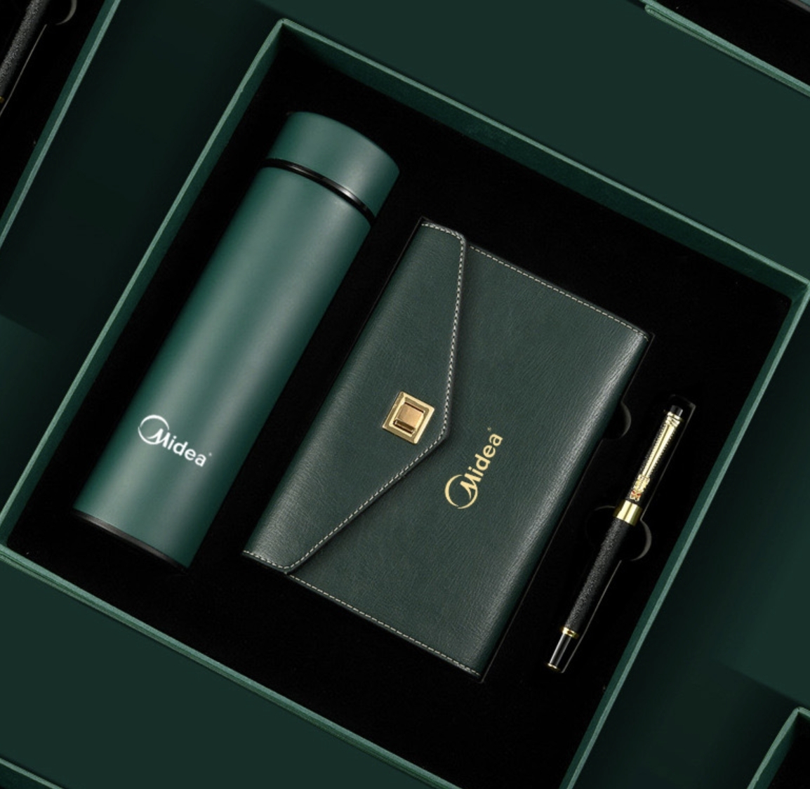 【客製】商務禮品套組｜保溫杯筆記本簽字筆