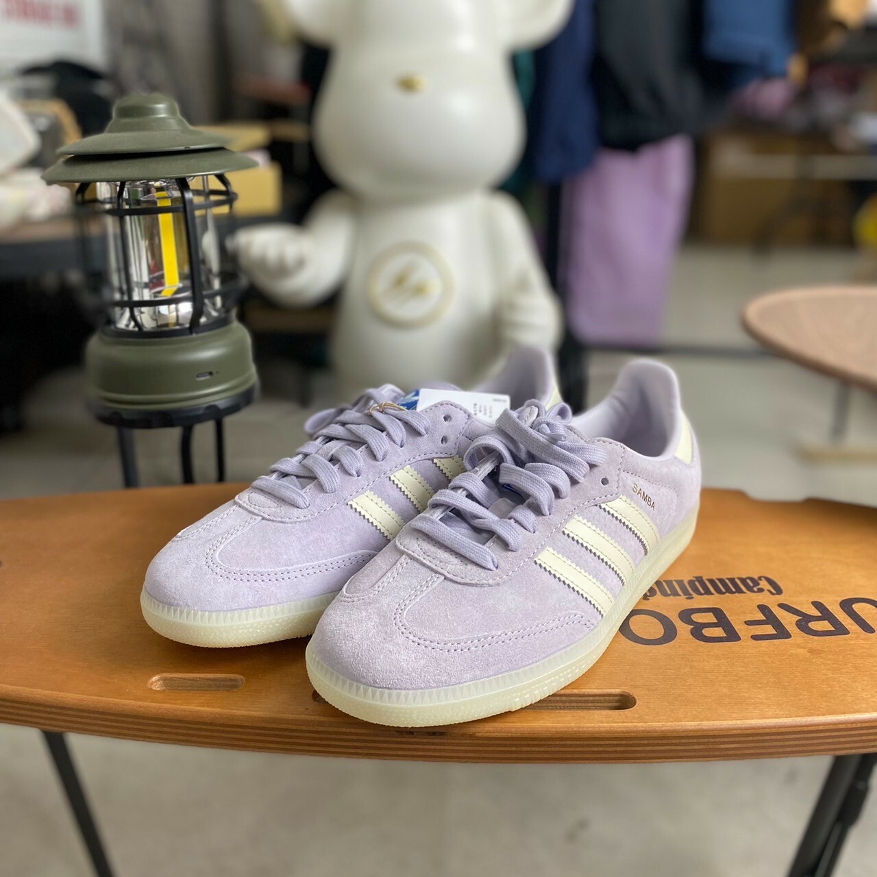 Adidas Samba OG 滑板復古德訓鞋 香芋紫 IG6176