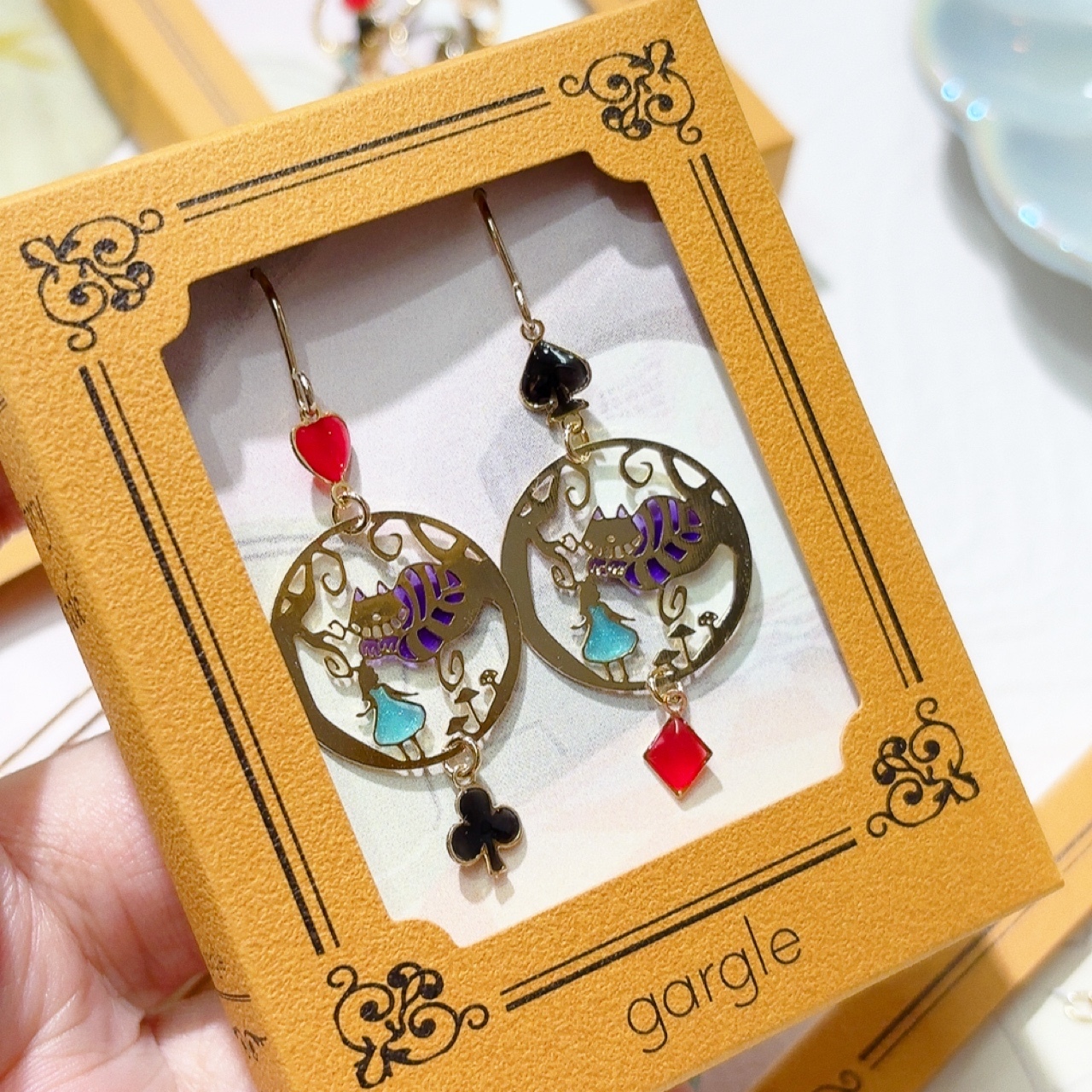 愛麗絲耳環/戒指/頸鏈/胸針