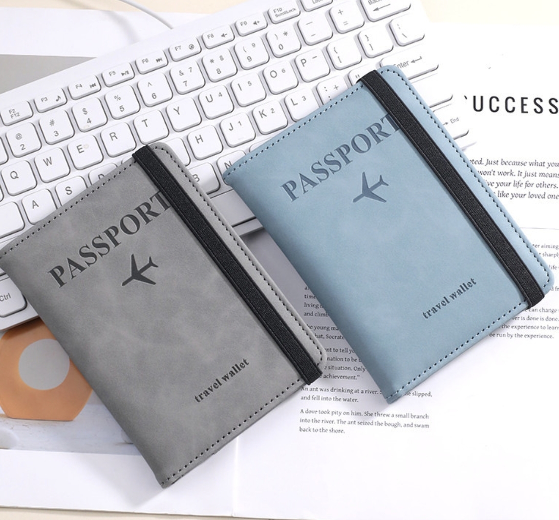 【客製】絨面皮革護照套