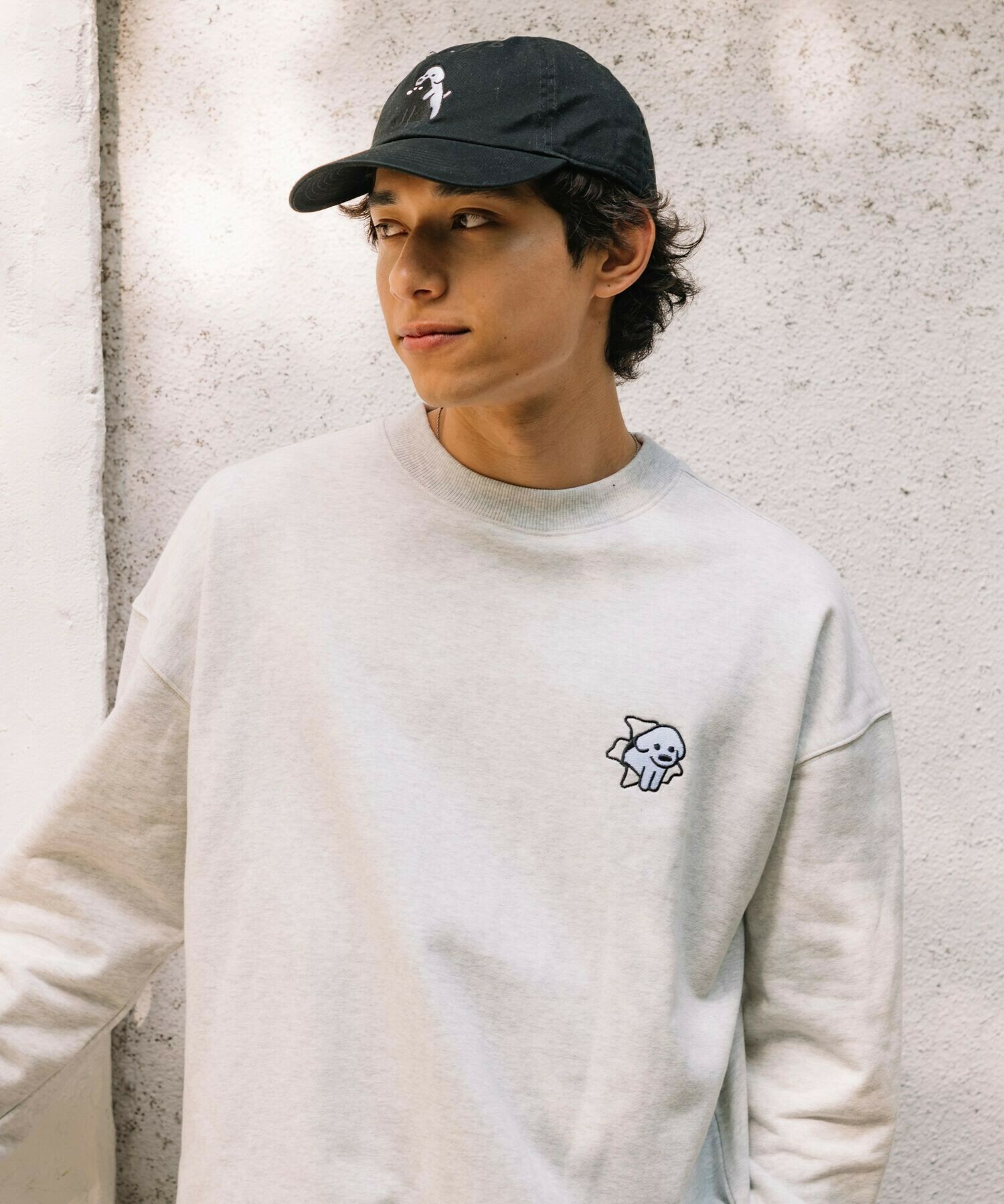 🇯🇵 matsui × FREAK'S STORE 聯名 松井營 Yoisho 黑白狗狗 六分帽 老帽 刺繡 / 現貨