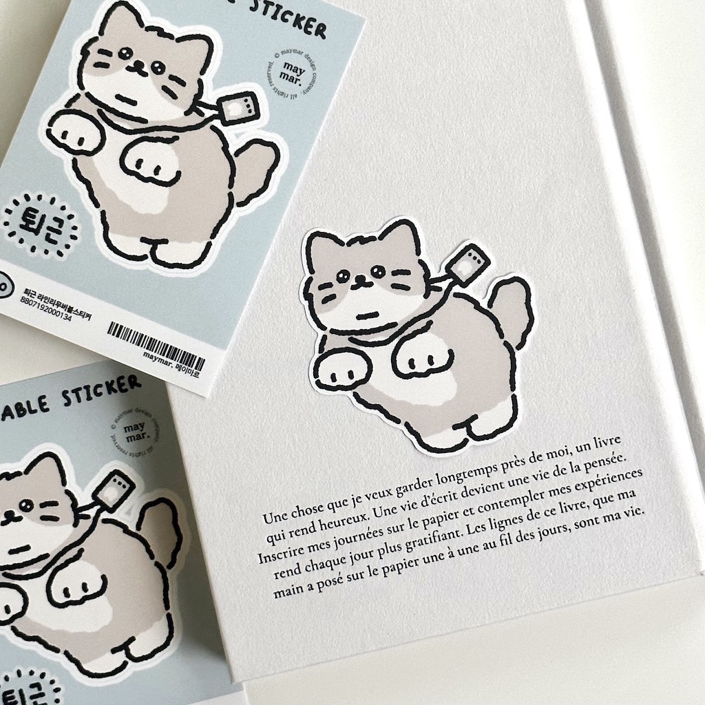 Maymar Removable Big Sticker Series (Korean Stationery Brand)
