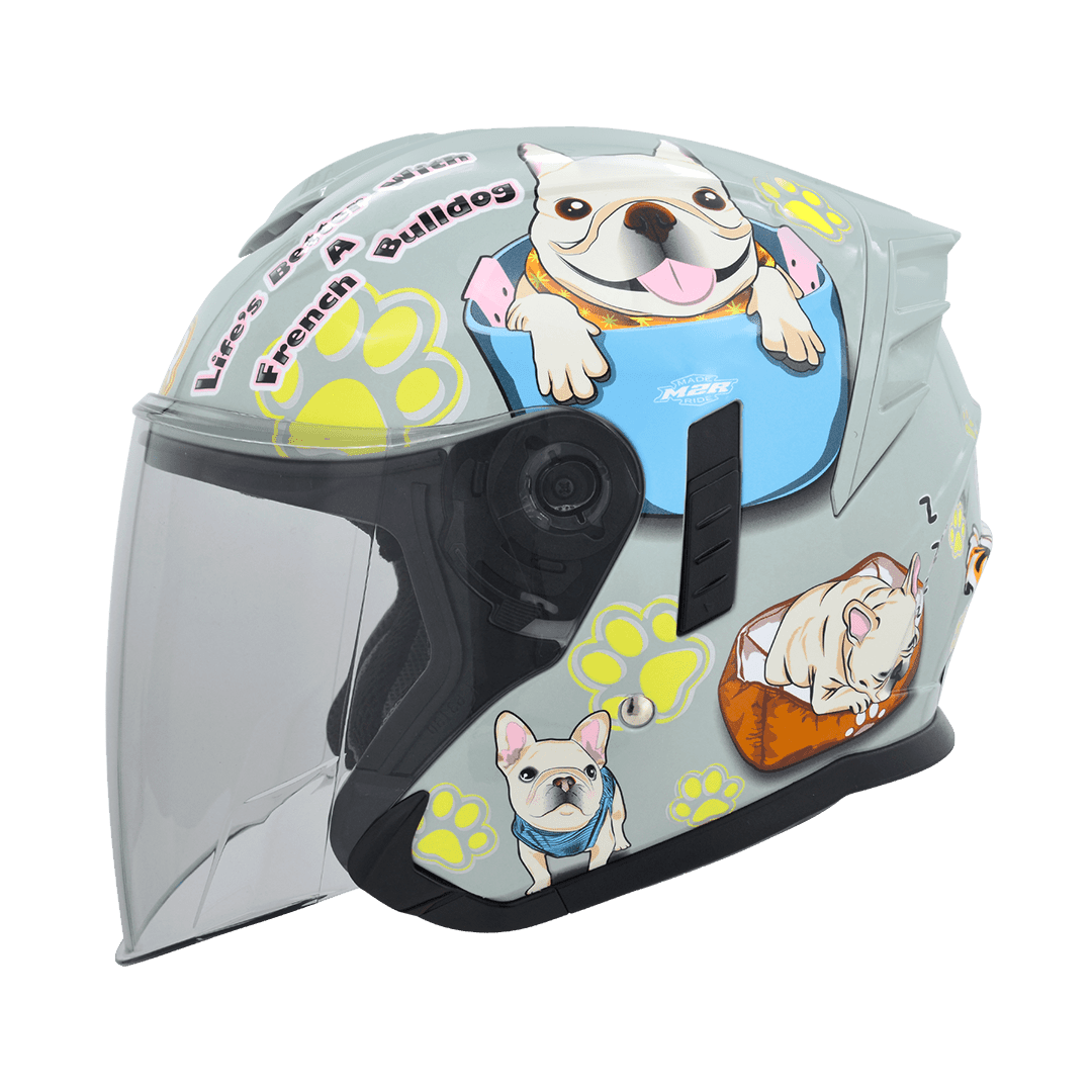 M2R FR-2 紀念版 #12 法鬥 迷霧綠 彩繪 3/4罩 內墨片款式